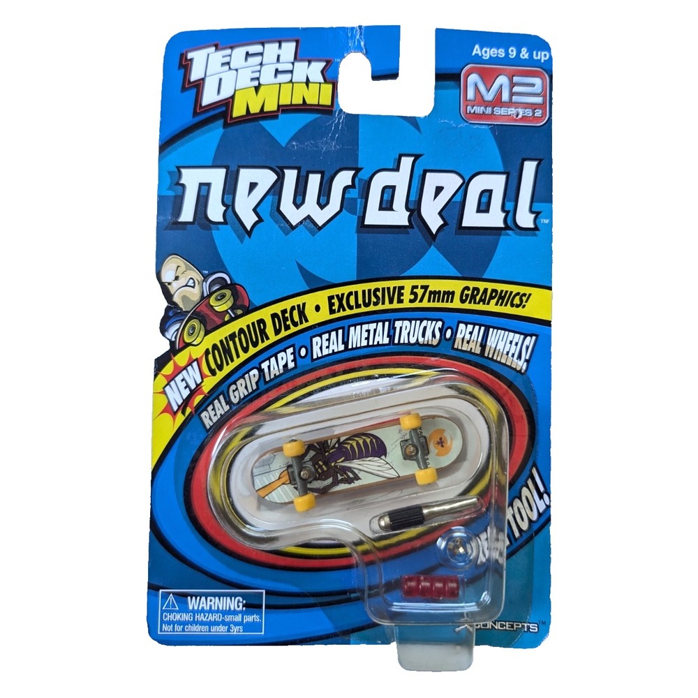 Vintage Tech Deck Mini 9707A Ryan Johnson New Deal Board‎ 1999 2000